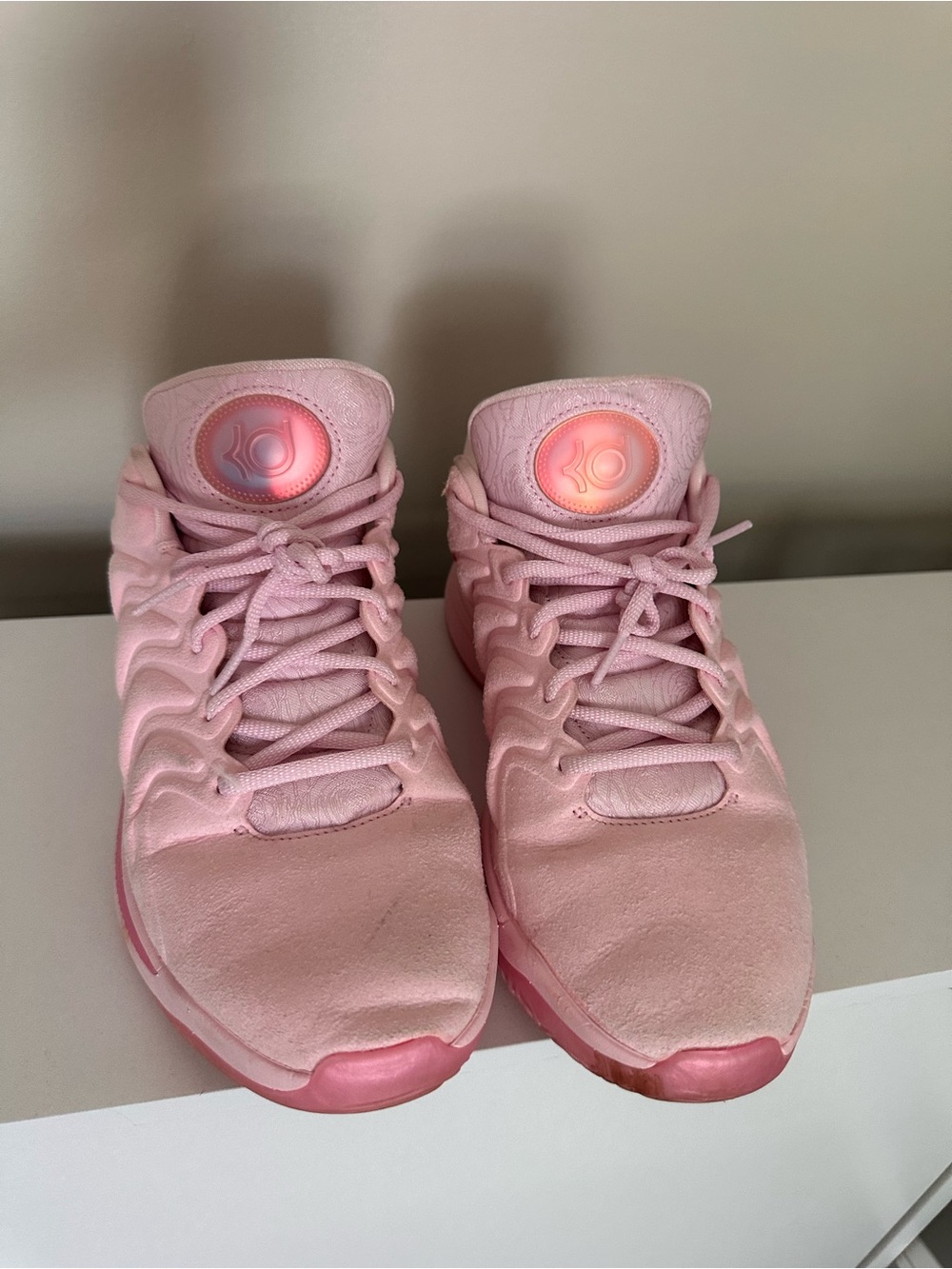 Nike Women's Pink KD Basketball Sneakers